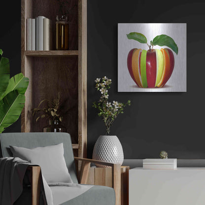 Luxe Metal Art 'Fruitfully' by Epic Portfolio, Metal Wall Art,24x24