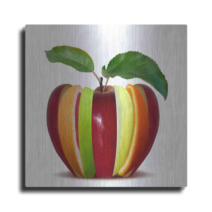 Luxe Metal Art 'Fruitfully' by Epic Portfolio, Metal Wall Art