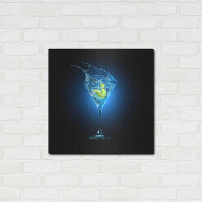 Luxe Metal Art 'Aviation Splash' by Epic Portfolio, Metal Wall Art,24x24