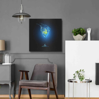 Luxe Metal Art 'Aviation Splash' by Epic Portfolio, Metal Wall Art,24x24