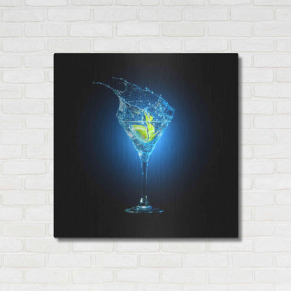 Luxe Metal Art 'Aviation Splash' by Epic Portfolio, Metal Wall Art,36x36