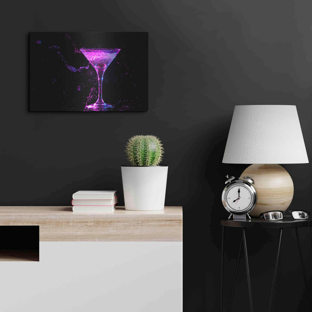 'Aviation' by Luxe Metal Portfolio – Metal Wall Art, 24x16 room view