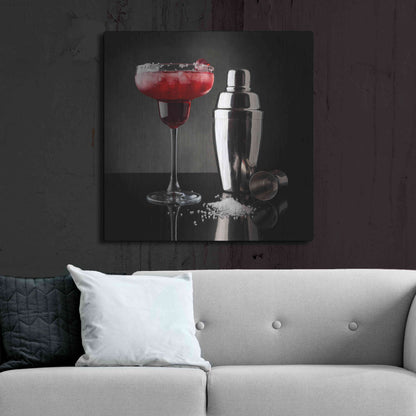 Luxe Metal Art 'Cherry Margarita' by Epic Portfolio, Metal Wall Art,36x36
