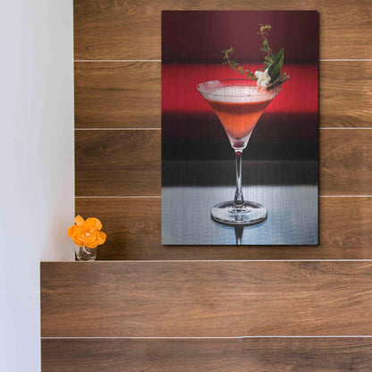 Luxe Metal Art 'Cocktails' by Epic Portfolio, Metal Wall Art,12x16