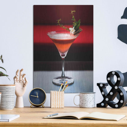 Luxe Metal Art 'Cocktails' by Epic Portfolio, Metal Wall Art,12x16