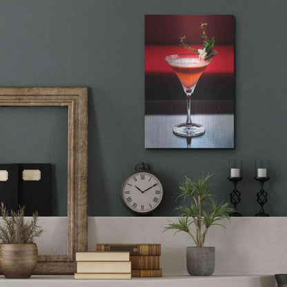 Luxe Metal Art 'Cocktails' by Epic Portfolio, Metal Wall Art,12x16