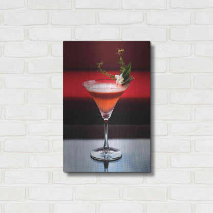 Luxe Metal Art 'Cocktails' by Epic Portfolio, Metal Wall Art,16x24