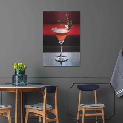 Luxe Metal Art 'Cocktails' by Epic Portfolio, Metal Wall Art,24x36