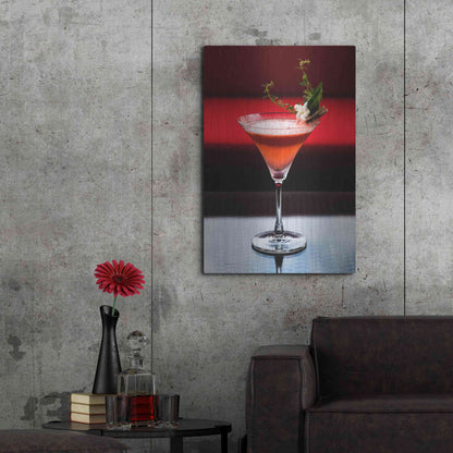 Luxe Metal Art 'Cocktails' by Epic Portfolio, Metal Wall Art,24x36