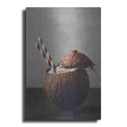 Luxe Metal Art 'Coconut Rum' by Epic Portfolio, Metal Wall Art
