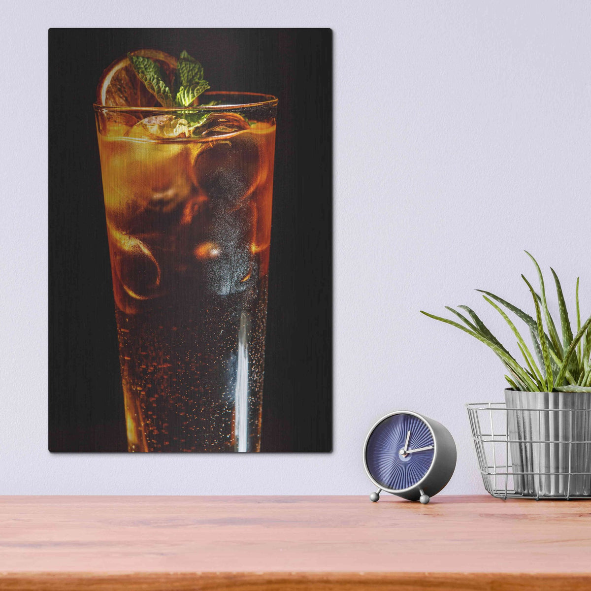 Luxe Metal Art 'Cuba Libre' by Epic Portfolio, Metal Wall Art,12x16