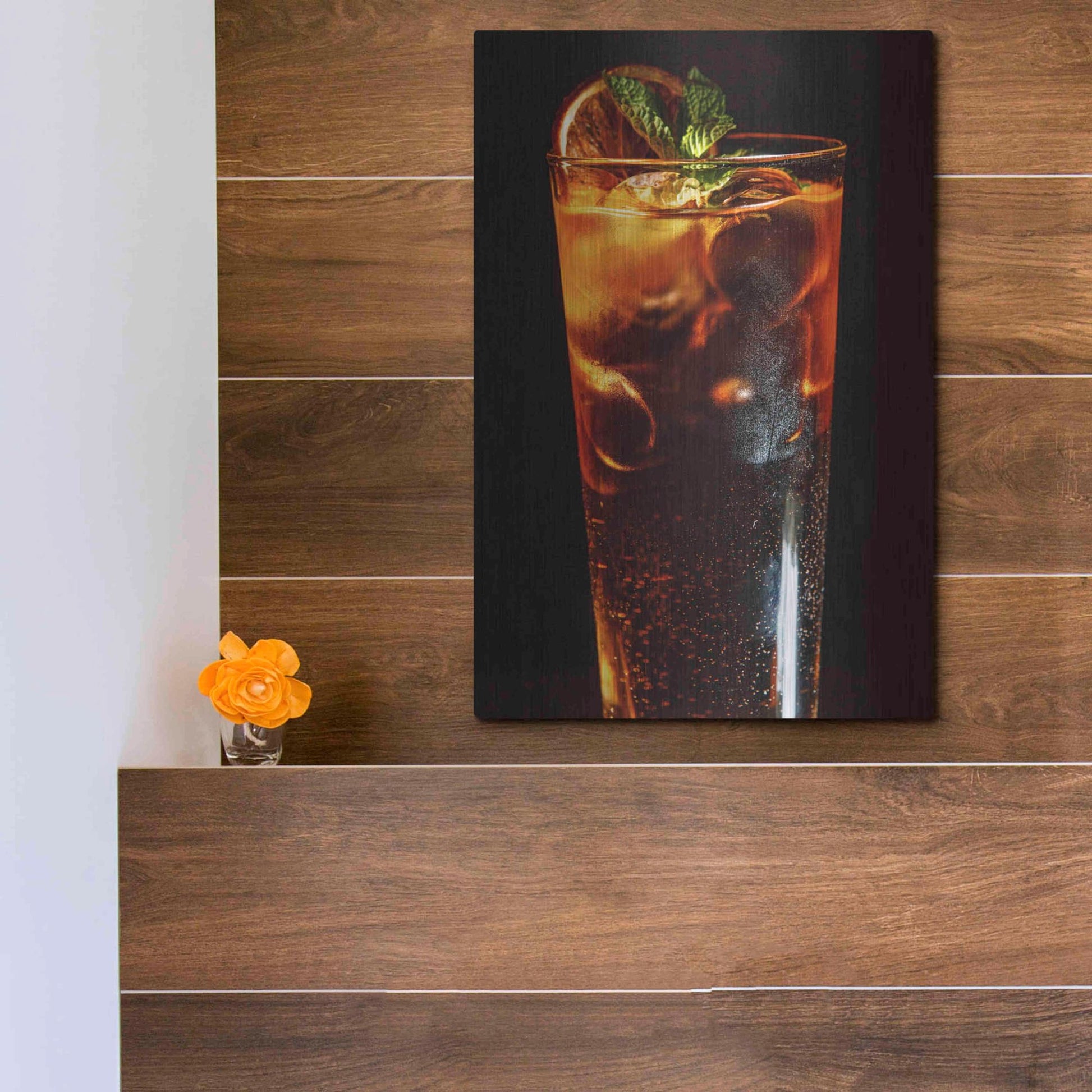 Luxe Metal Art 'Cuba Libre' by Epic Portfolio, Metal Wall Art,12x16