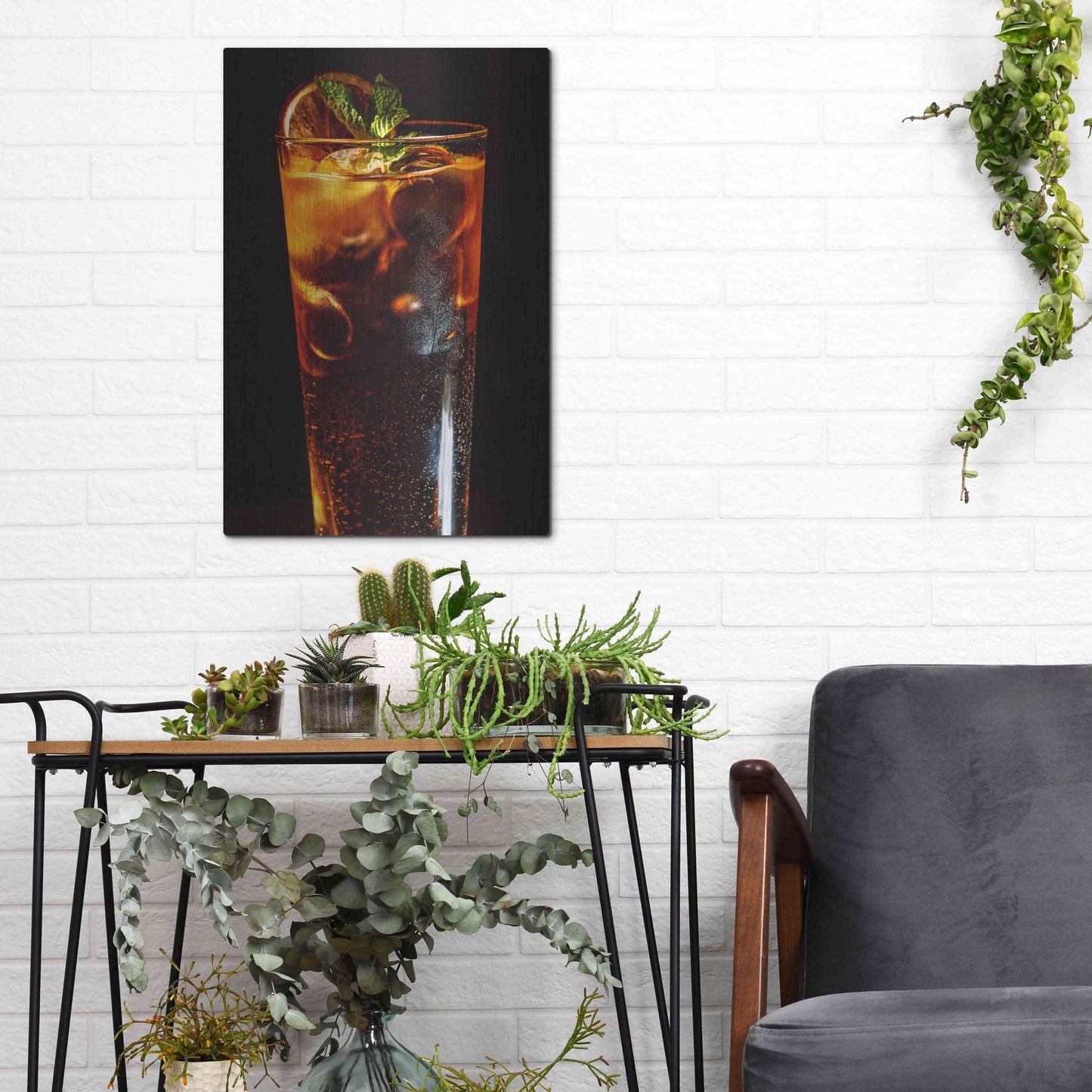 Luxe Metal Art 'Cuba Libre' by Epic Portfolio, Metal Wall Art,12x16