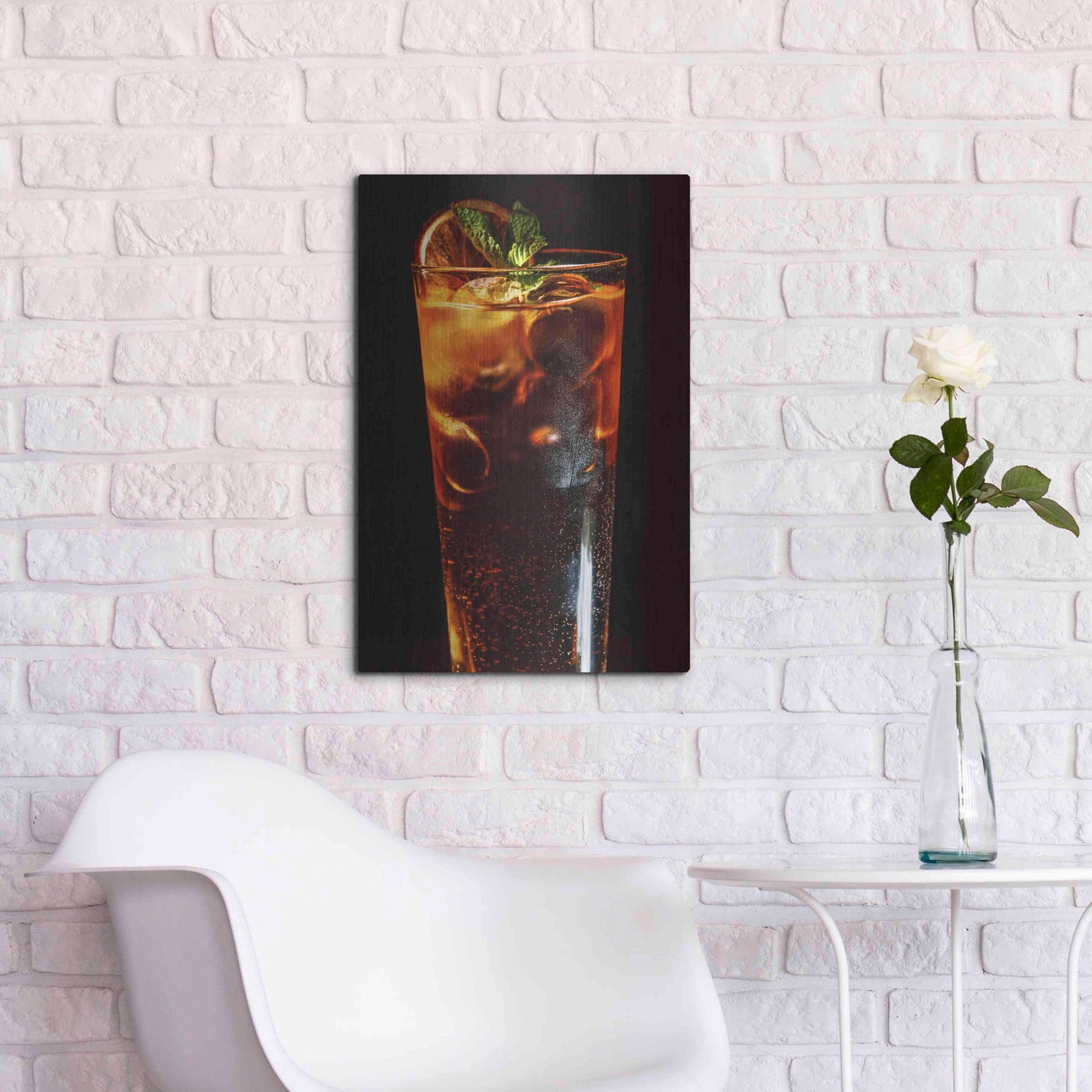 Luxe Metal Art 'Cuba Libre' by Epic Portfolio, Metal Wall Art,16x24