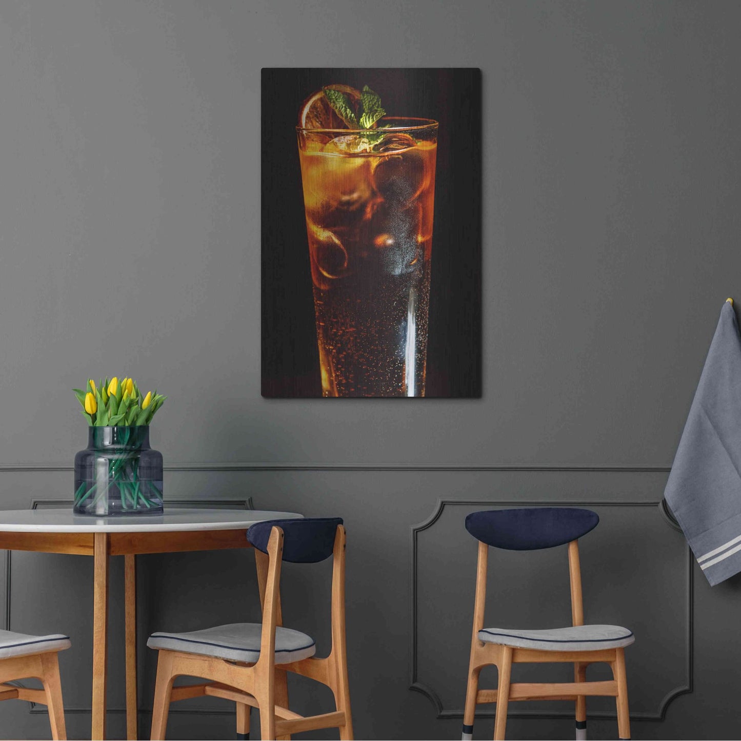 Luxe Metal Art 'Cuba Libre' by Epic Portfolio, Metal Wall Art,24x36