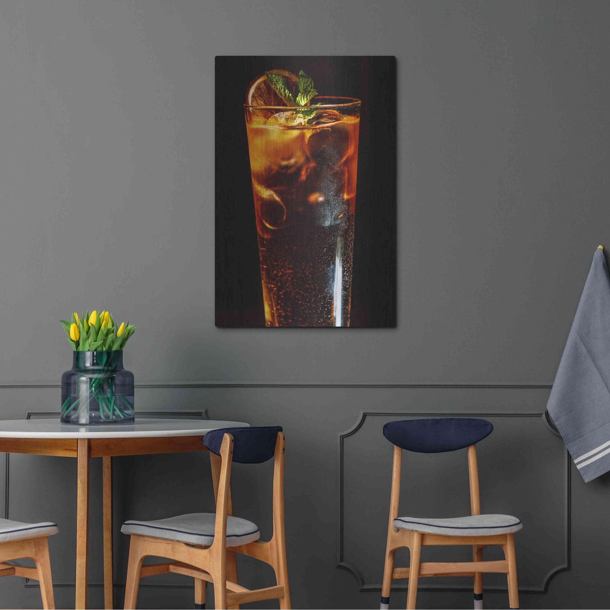 Luxe Metal Art 'Cuba Libre' by Epic Portfolio, Metal Wall Art,24x36