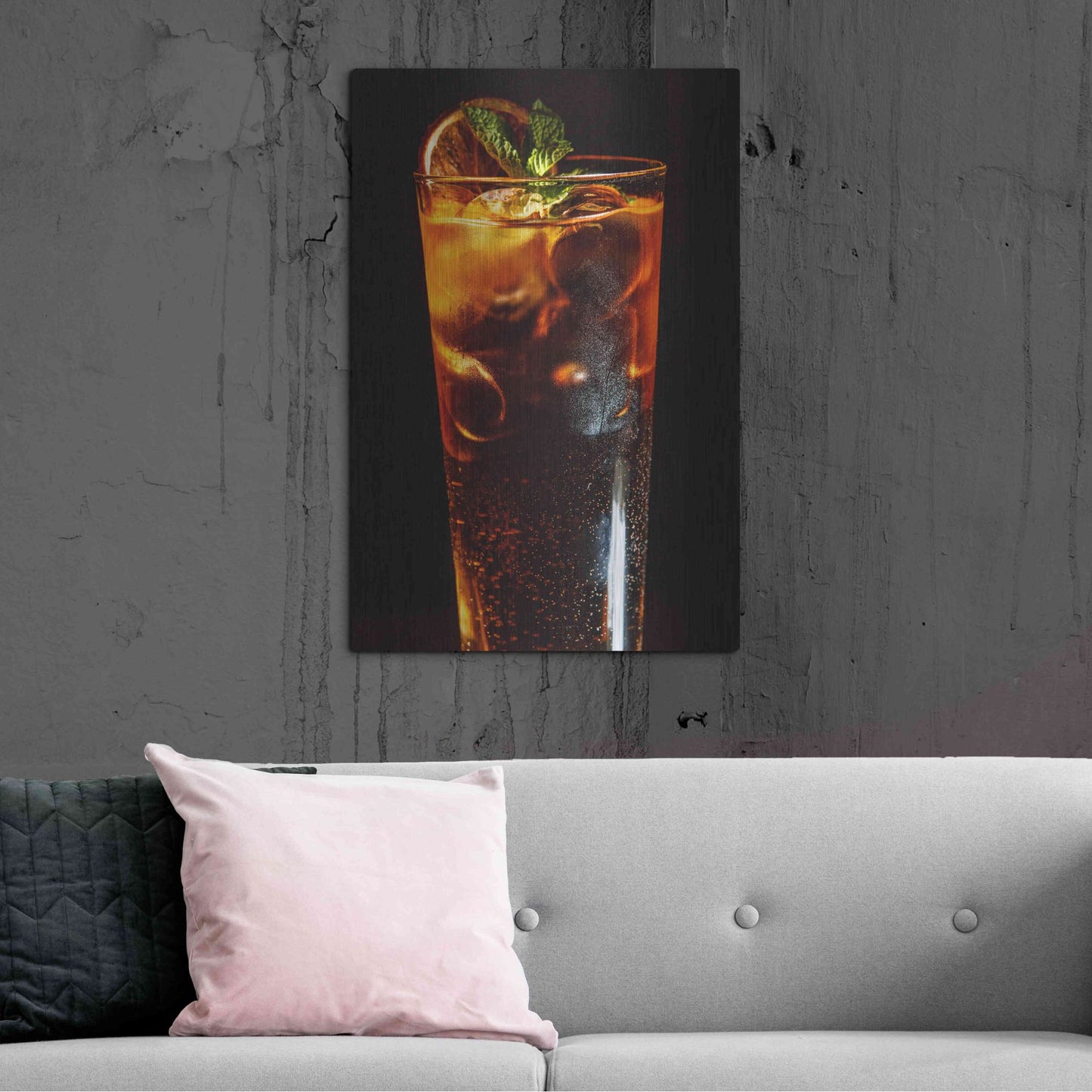 Luxe Metal Art 'Cuba Libre' by Epic Portfolio, Metal Wall Art,24x36