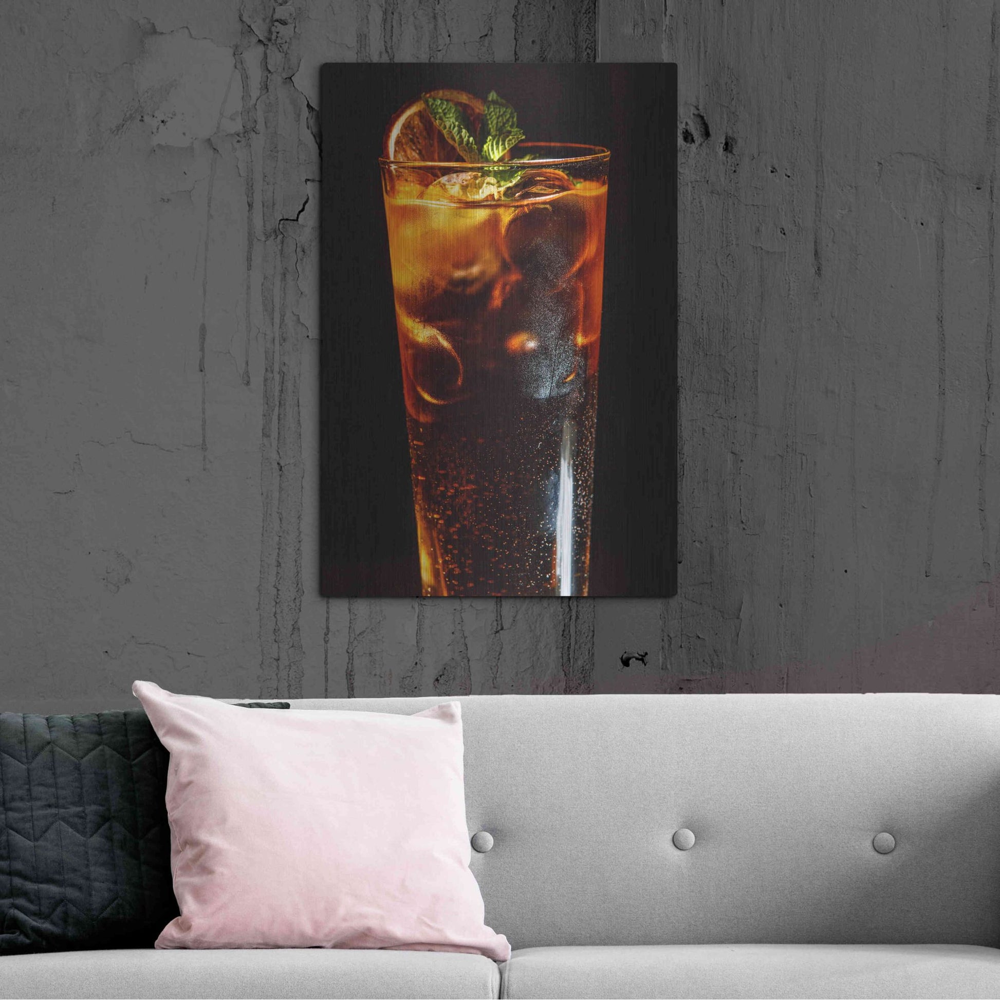 Luxe Metal Art 'Cuba Libre' by Epic Portfolio, Metal Wall Art,24x36