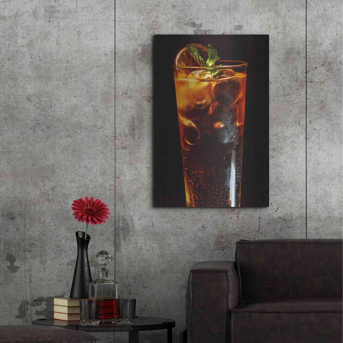 Luxe Metal Art 'Cuba Libre' by Epic Portfolio, Metal Wall Art,24x36