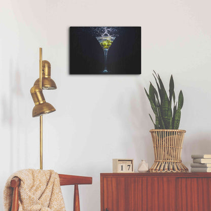 Luxe Metal Art 'Dirty Martini Splash' by Epic Portfolio, Metal Wall Art,24x16