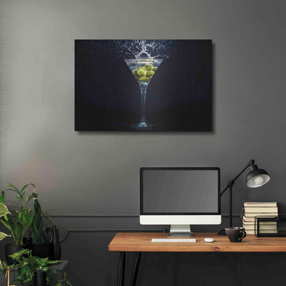 Luxe Metal Art 'Dirty Martini Splash' by Epic Portfolio, Metal Wall Art,36x24