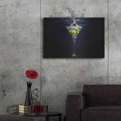 Luxe Metal Art 'Dirty Martini Splash' by Epic Portfolio, Metal Wall Art,36x24