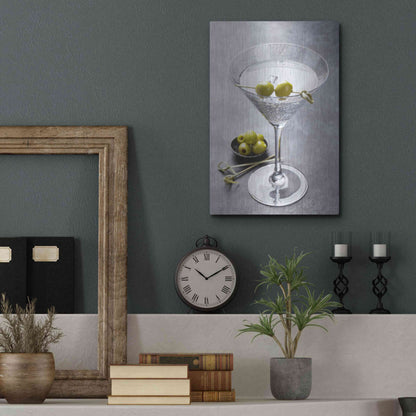 Luxe Metal Art 'Dirty Martini' by Epic Portfolio, Metal Wall Art,12x16