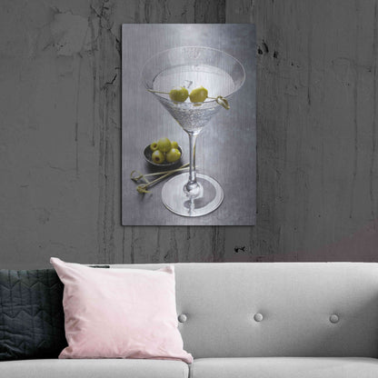 Luxe Metal Art 'Dirty Martini' by Epic Portfolio, Metal Wall Art,24x36