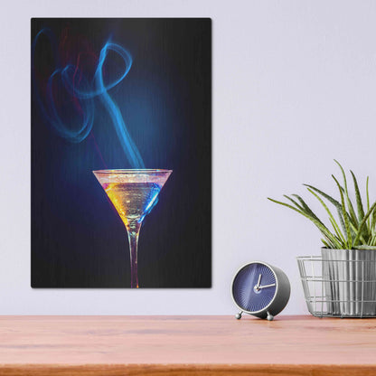 Luxe Metal Art 'Flamming Jesus' by Epic Portfolio, Metal Wall Art,12x16