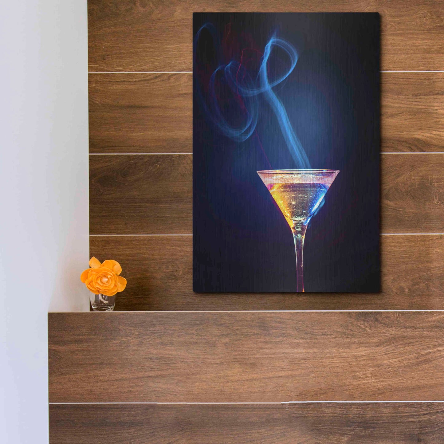 Luxe Metal Art 'Flamming Jesus' by Epic Portfolio, Metal Wall Art,12x16