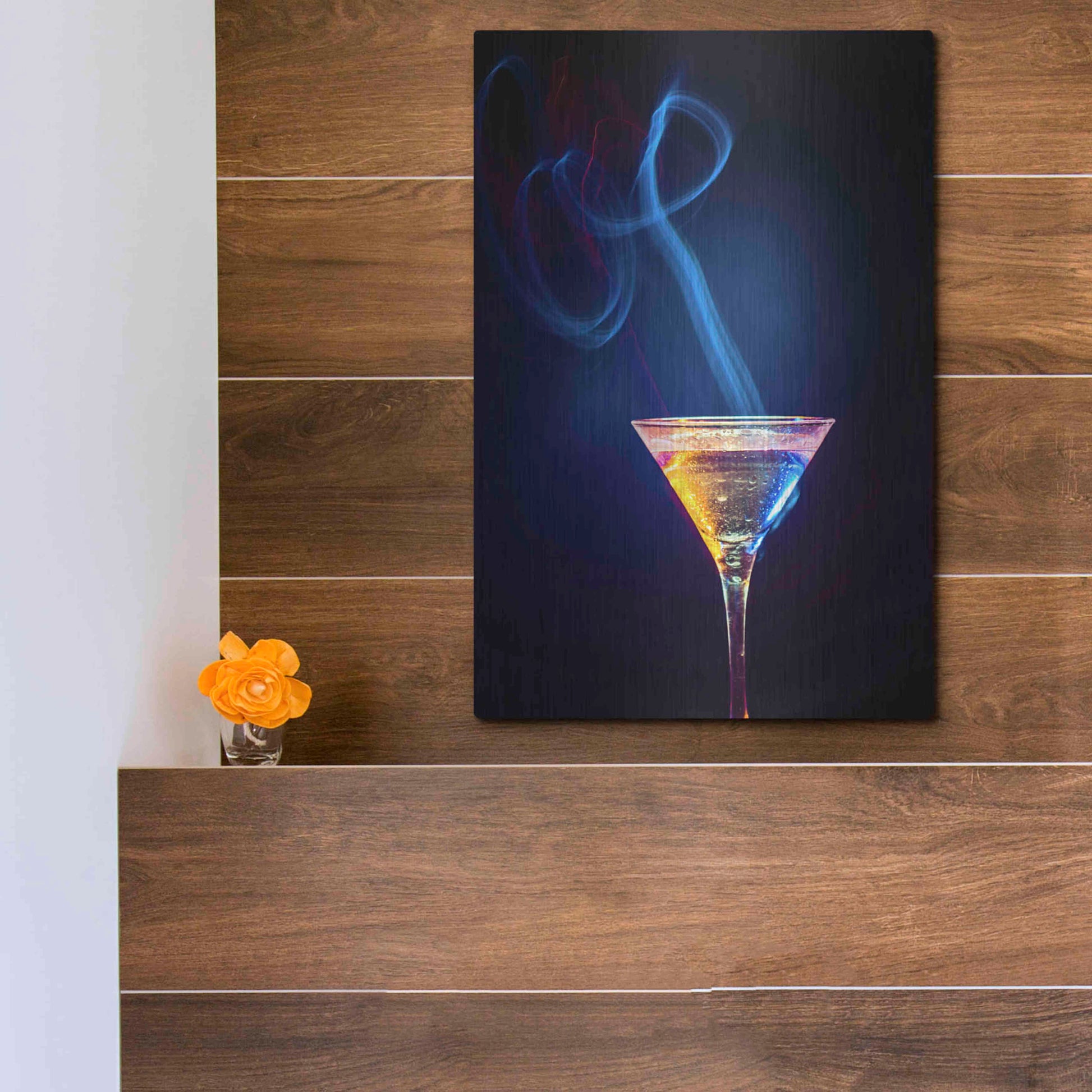 Luxe Metal Art 'Flamming Jesus' by Epic Portfolio, Metal Wall Art,12x16