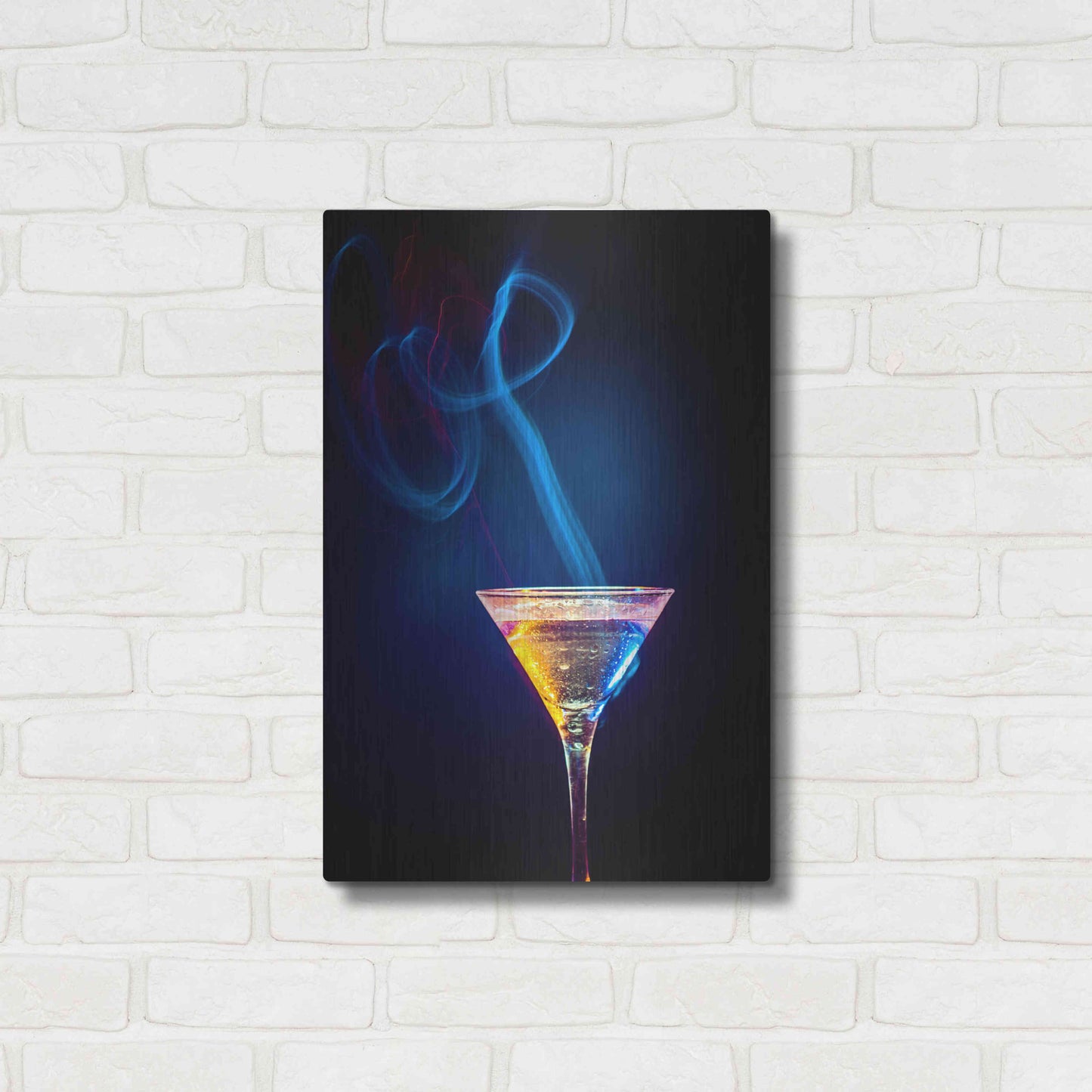 Luxe Metal Art 'Flamming Jesus' by Epic Portfolio, Metal Wall Art,16x24