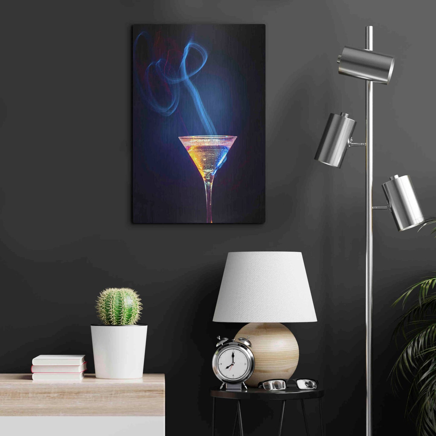 Luxe Metal Art 'Flamming Jesus' by Epic Portfolio, Metal Wall Art,16x24