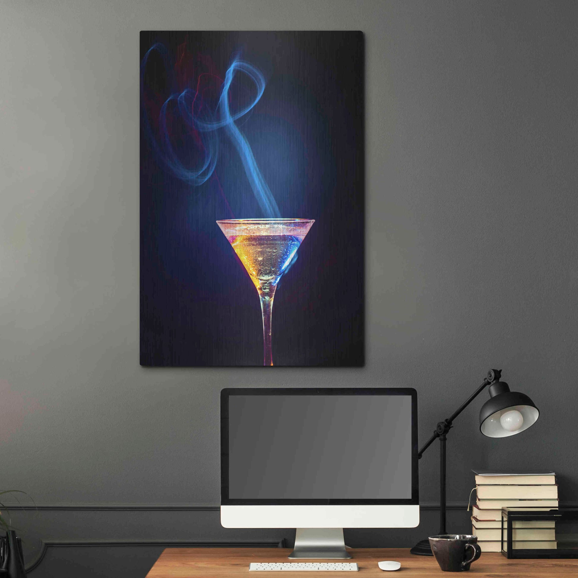 Luxe Metal Art 'Flamming Jesus' by Epic Portfolio, Metal Wall Art,24x36