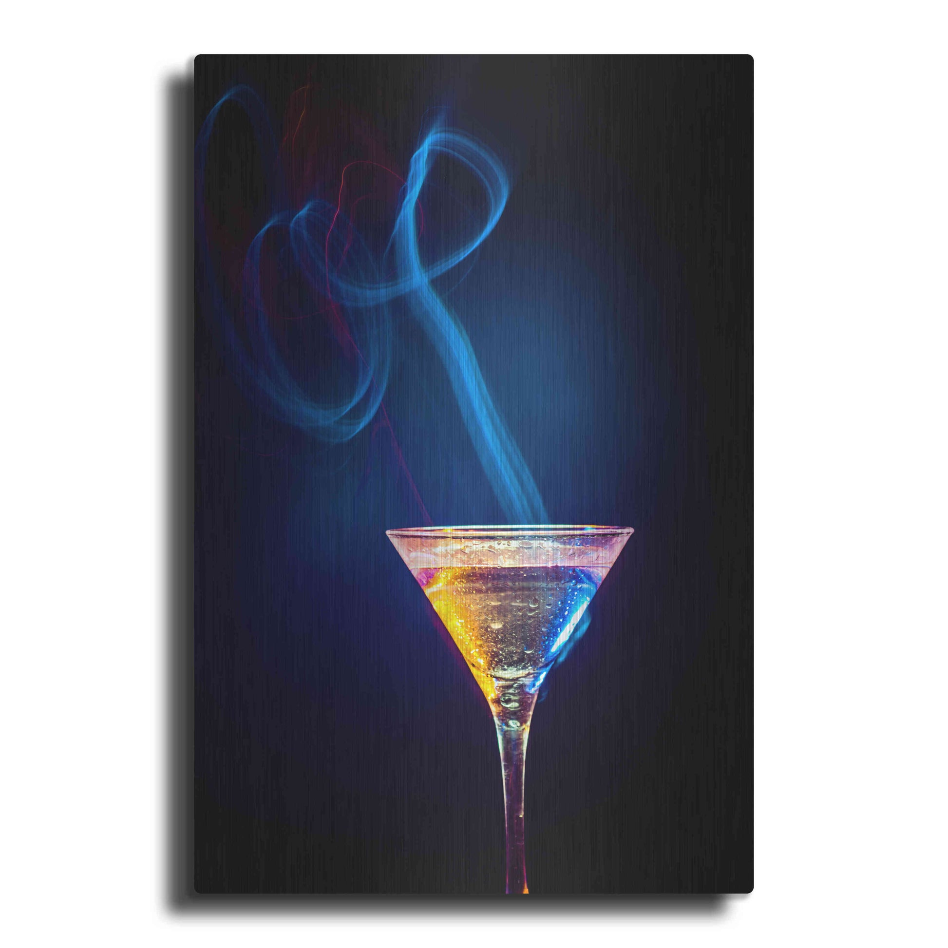 Luxe Metal Art 'Flamming Jesus' by Epic Portfolio, Metal Wall Art