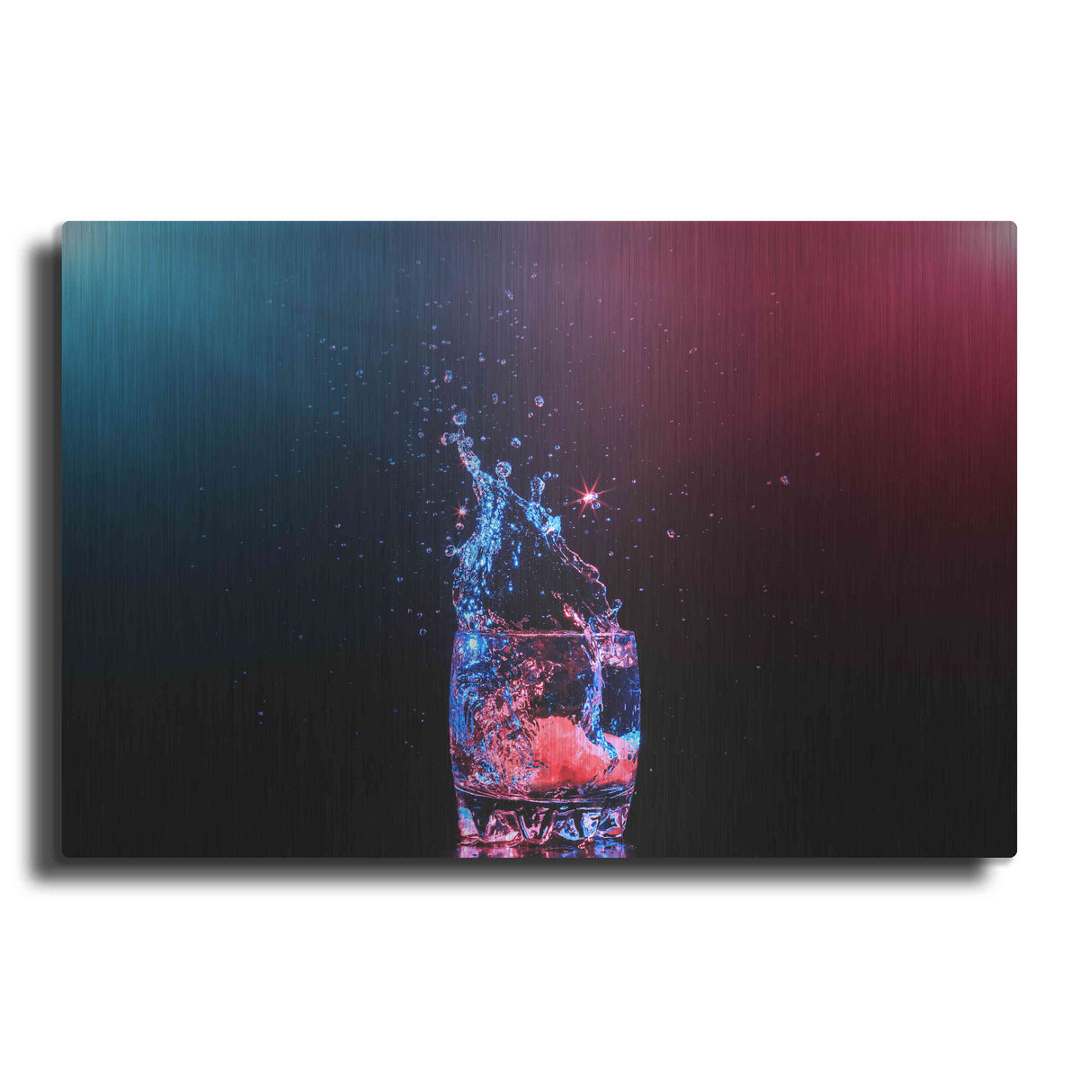 Luxe Metal Art 'Galaxy Splash' by Epic Portfolio, Metal Wall Art