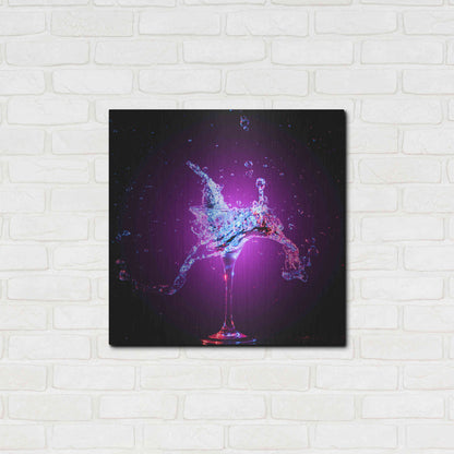 Luxe Metal Art 'Galxy Magic Mule Splash' by Epic Portfolio, Metal Wall Art,24x24