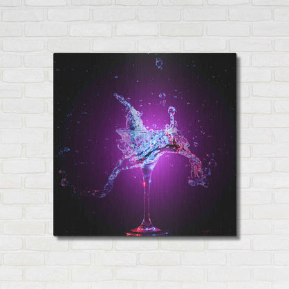 Luxe Metal Art 'Galxy Magic Mule Splash' by Epic Portfolio, Metal Wall Art,36x36