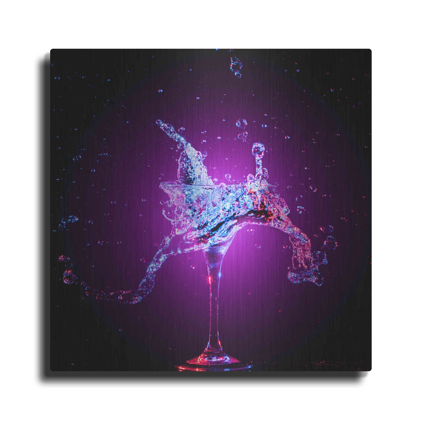 Luxe Metal Art 'Galxy Magic Mule Splash' by Epic Portfolio, Metal Wall Art