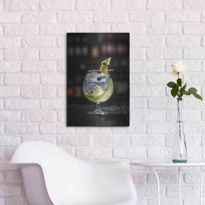 Luxe Metal Art 'Gin Cucumber Cooler' by Epic Portfolio, Metal Wall Art,16x24