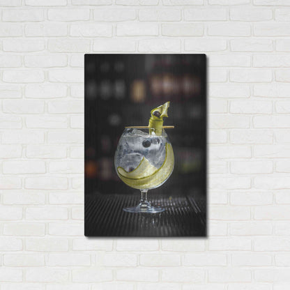 Luxe Metal Art 'Gin Cucumber Cooler' by Epic Portfolio, Metal Wall Art,24x36