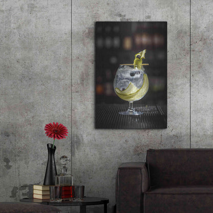 Luxe Metal Art 'Gin Cucumber Cooler' by Epic Portfolio, Metal Wall Art,24x36