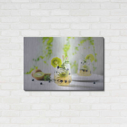 Luxe Metal Art 'Green Goddess' by Epic Portfolio, Metal Wall Art,36x24