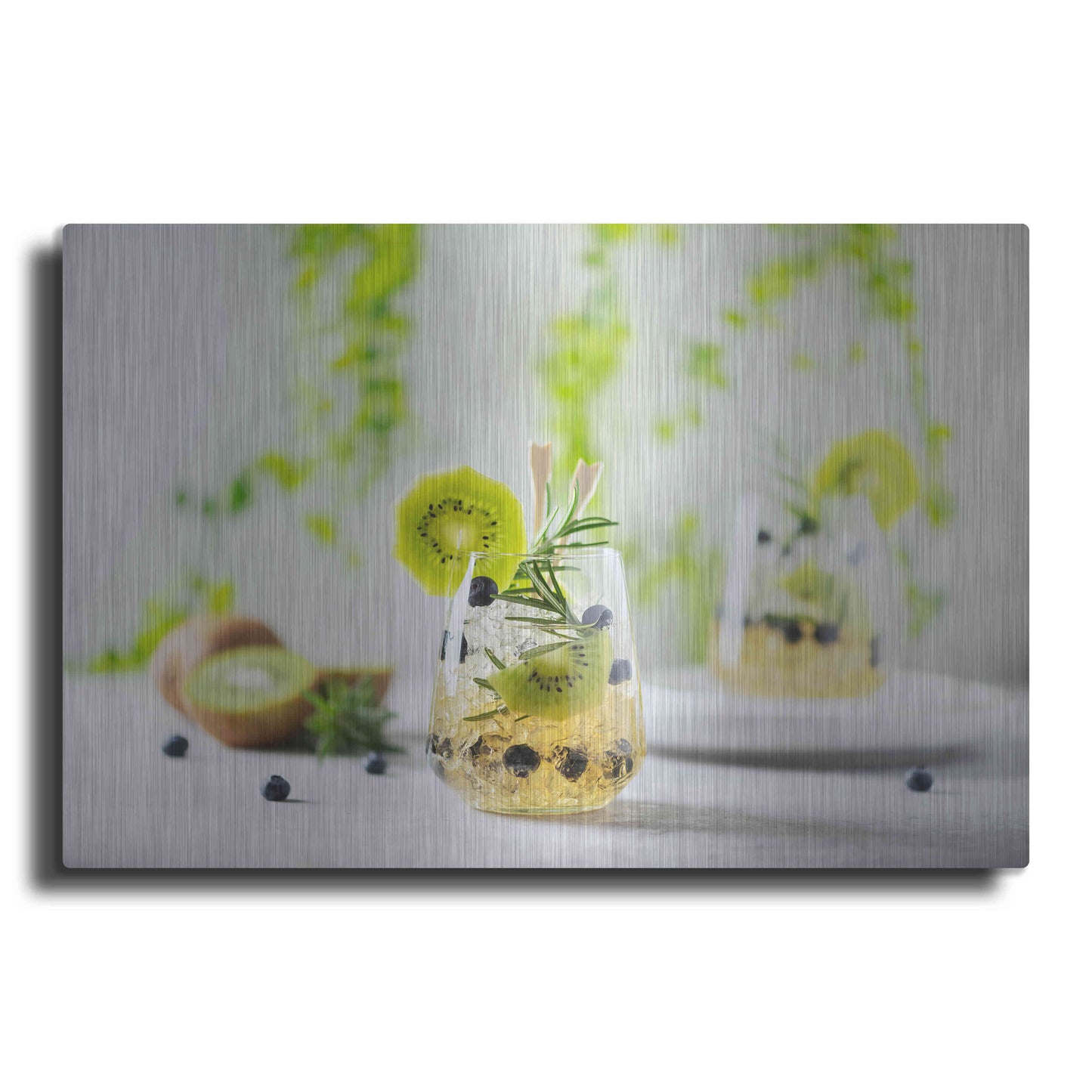 Luxe Metal Art 'Green Goddess' by Epic Portfolio, Metal Wall Art