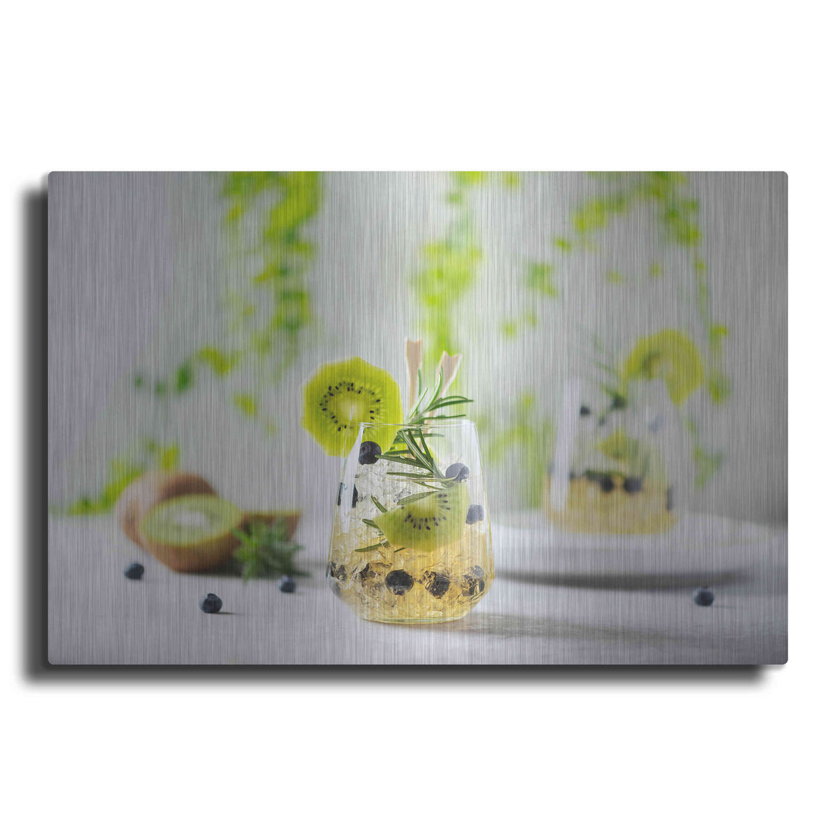 Luxe Metal Art 'Green Goddess' by Epic Portfolio, Metal Wall Art