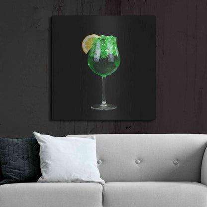 Luxe Metal Art 'Green Shamrock' by Epic Portfolio, Metal Wall Art,36x36