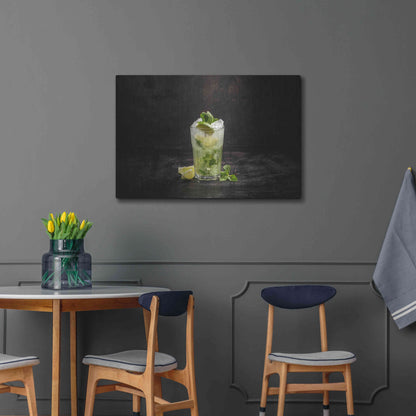 Luxe Metal Art 'Irresistible Mojito' by Epic Portfolio, Metal Wall Art,36x24