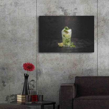 Luxe Metal Art 'Irresistible Mojito' by Epic Portfolio, Metal Wall Art,36x24