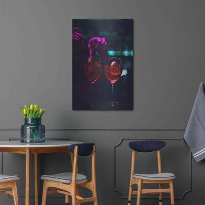 Luxe Metal Art 'Late Nights' by Epic Portfolio, Metal Wall Art,24x36