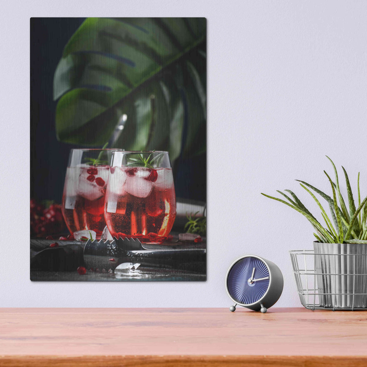 Luxe Metal Art 'Love Potion' by Epic Portfolio, Metal Wall Art,12x16
